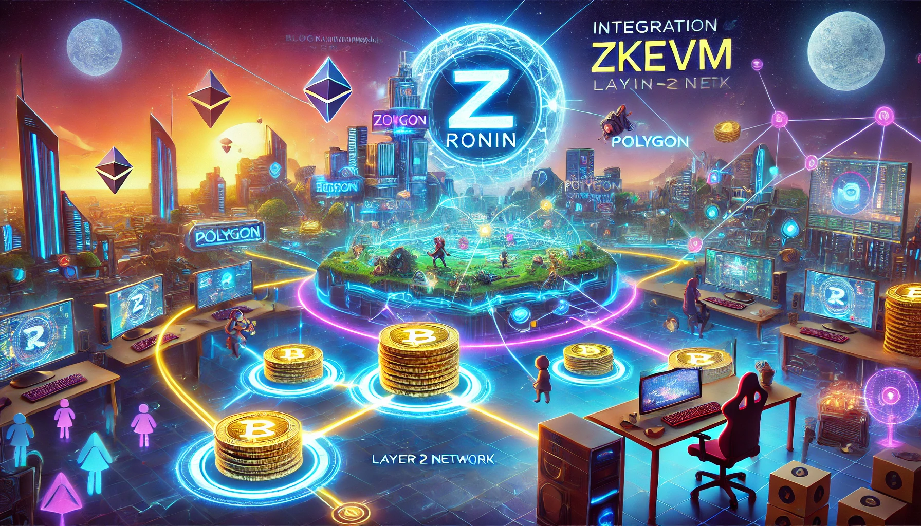 Ronin zkEVM decentralized gaming ecosystem