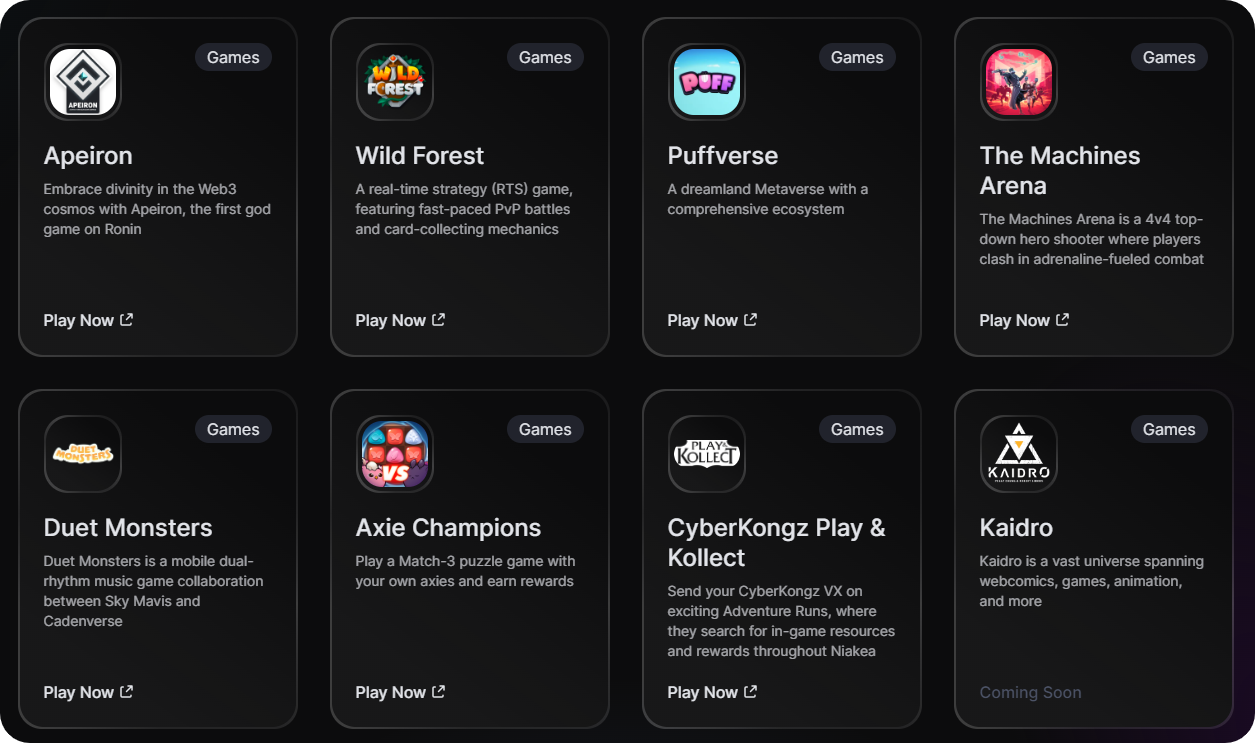Ronin zkEVM developer tools