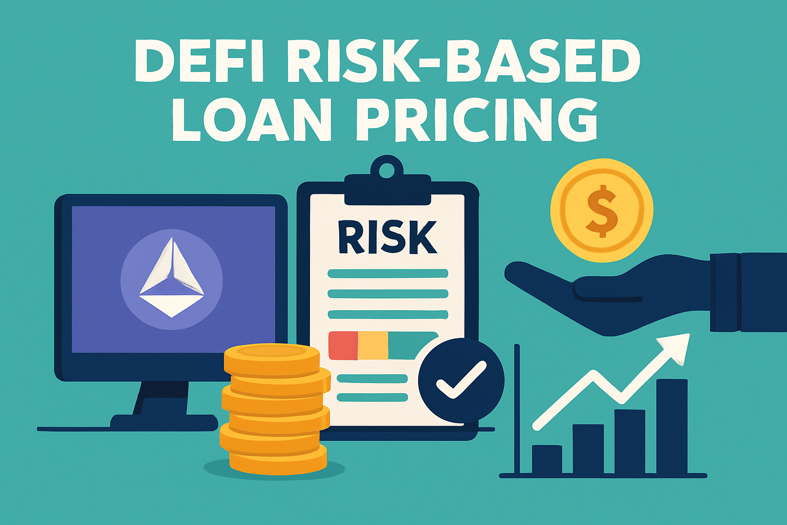 DeFi risk-based loan pricing