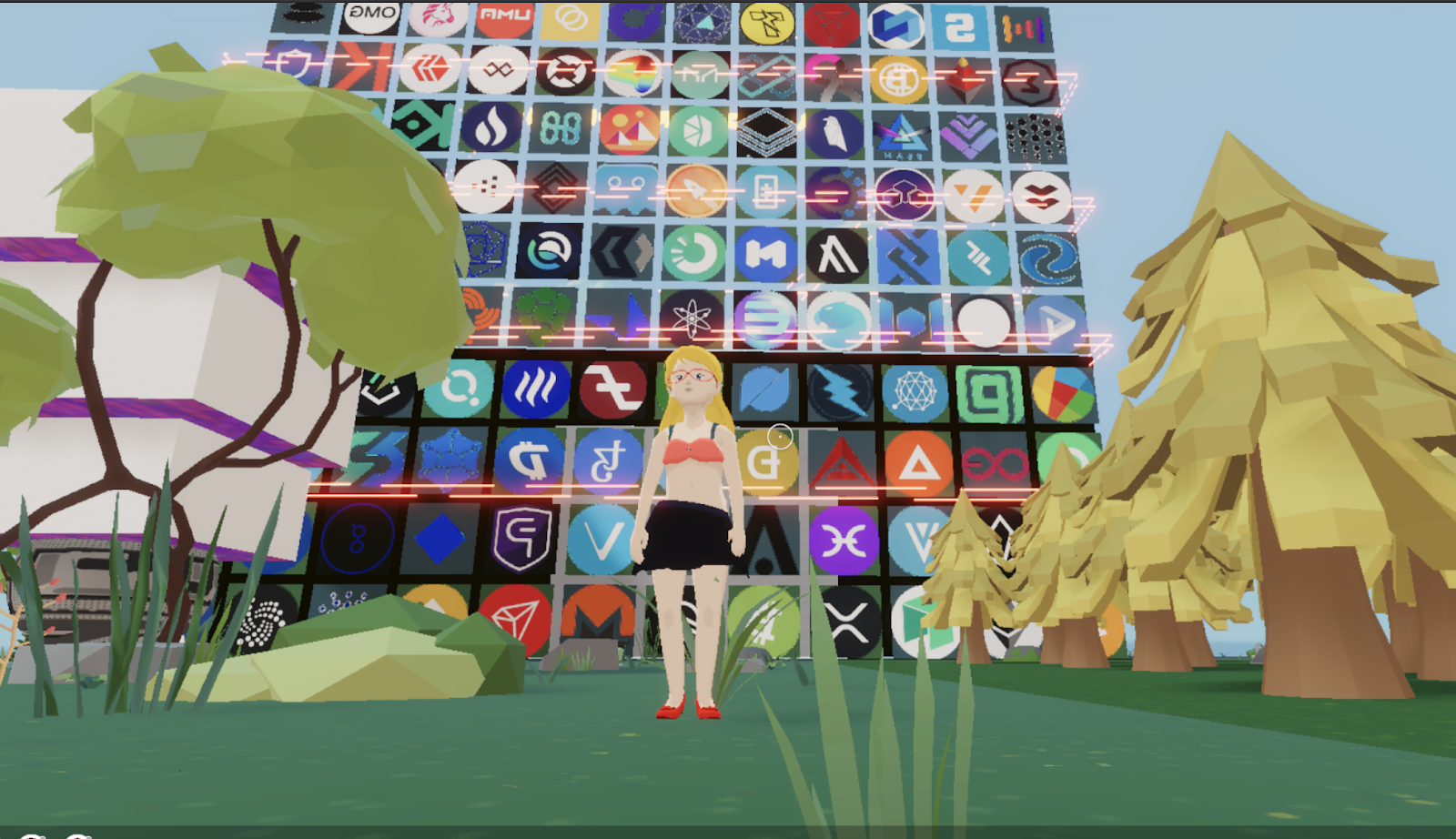 Decentraland virtual land marketplace