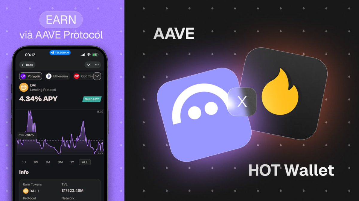 Aave lending protocol interface