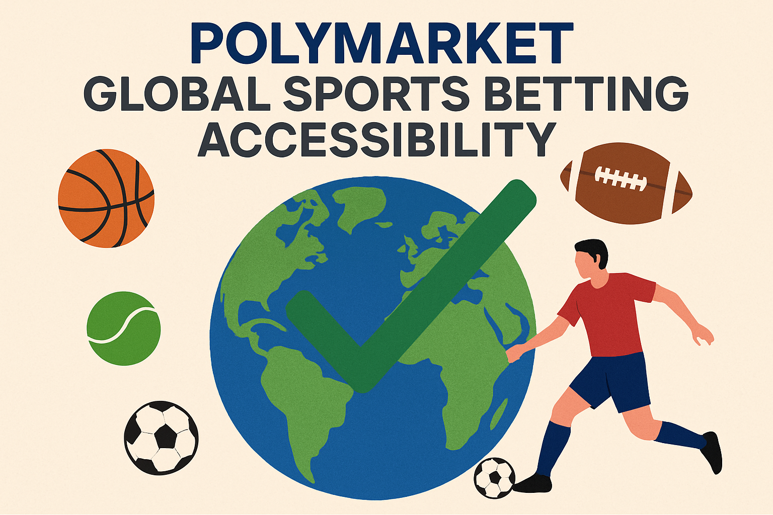Polymarket global sports betting accessibility