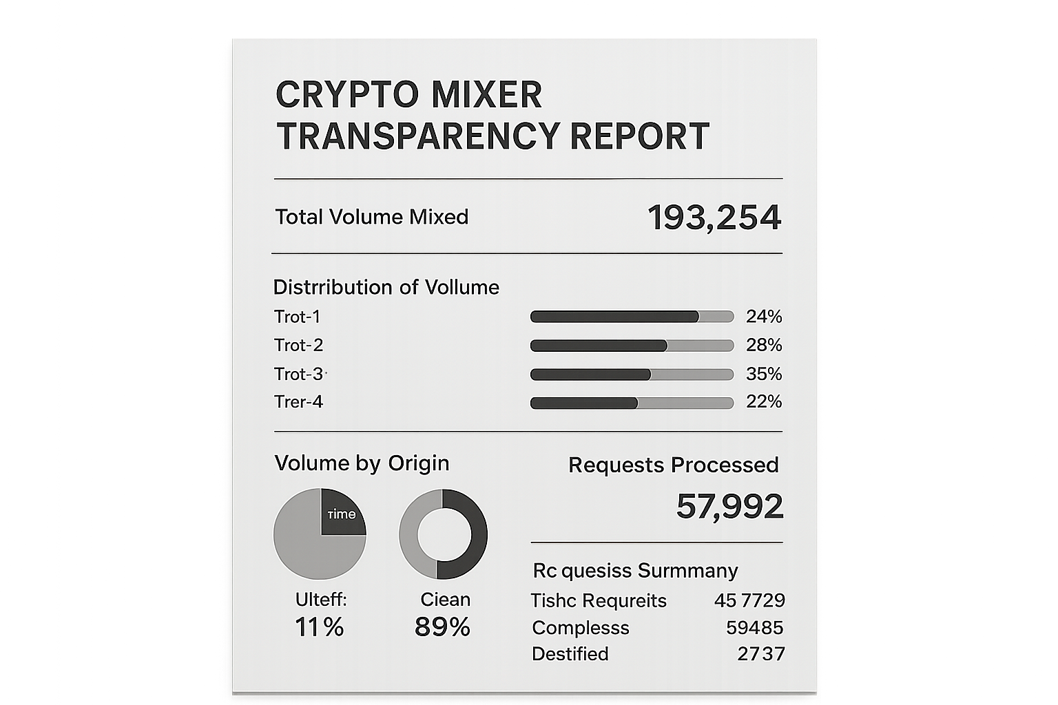 crypto mixer transparency report example