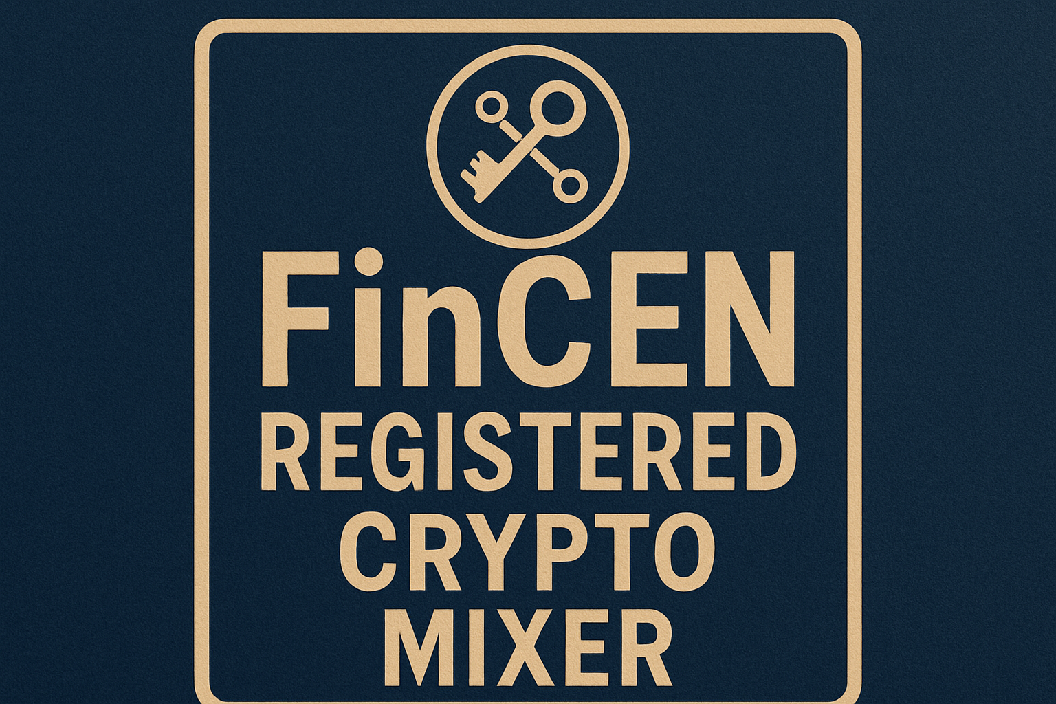 FinCEN registered crypto mixer