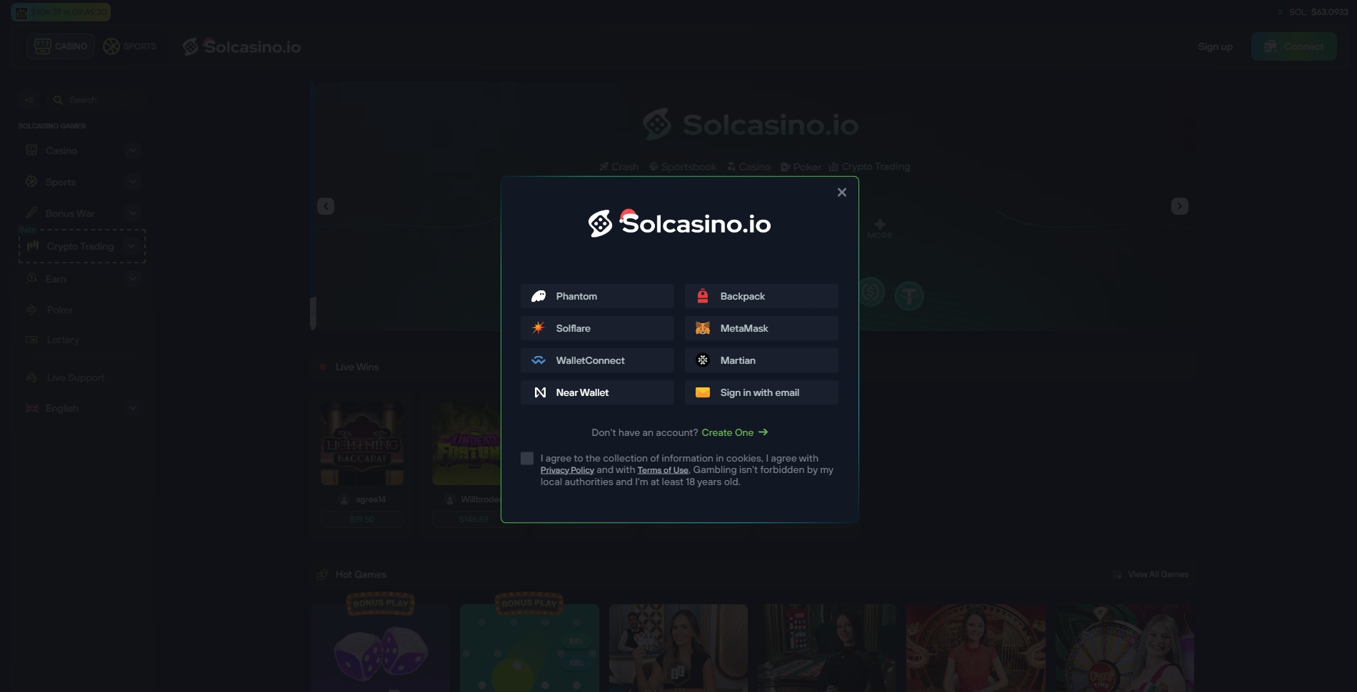Solcasino.io Genesis NFT collection
