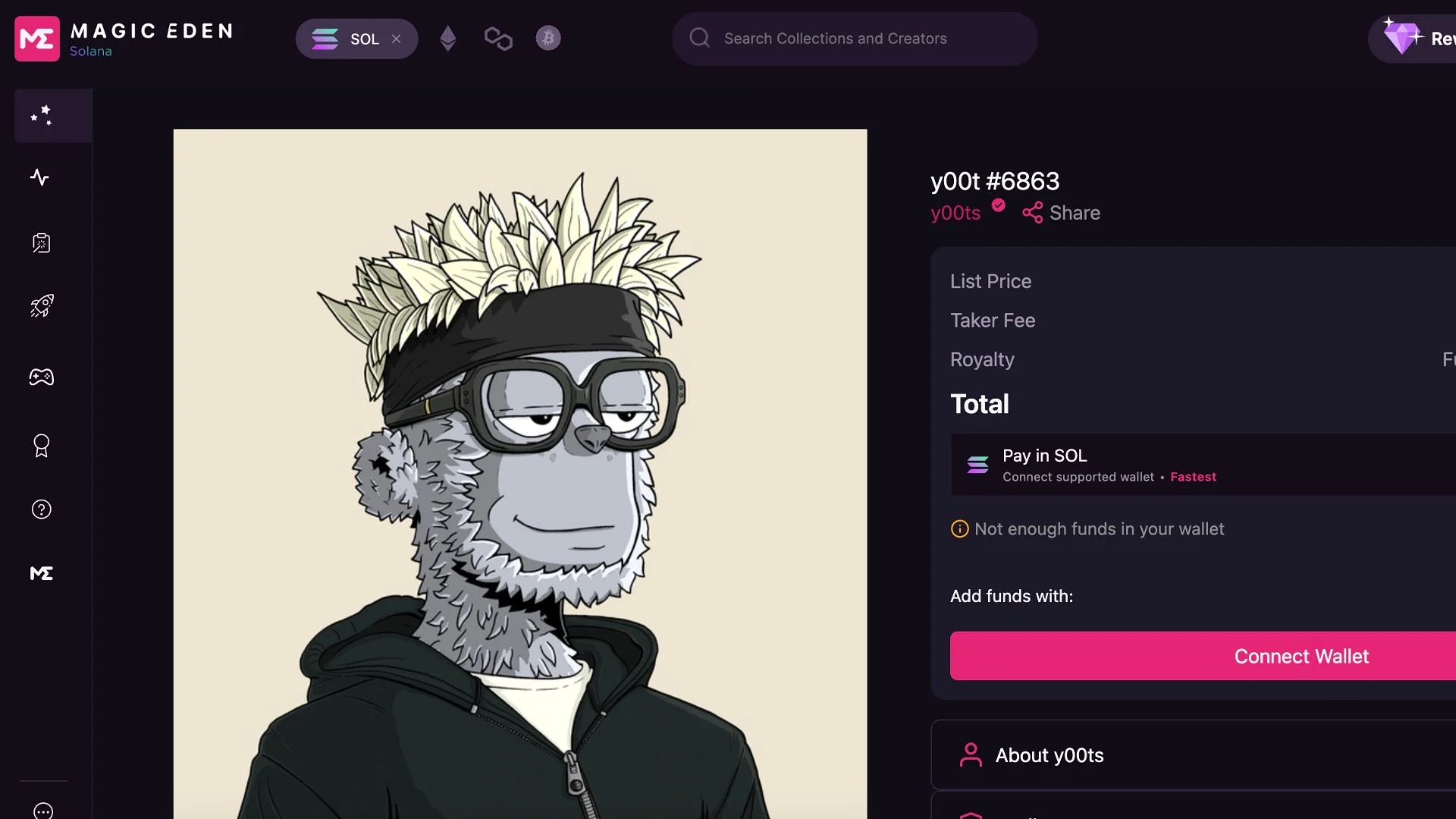 Magic Eden NFT marketplace Solana