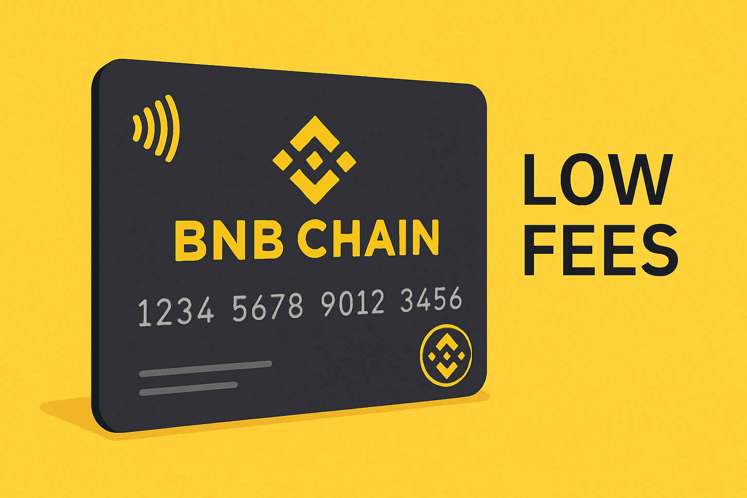 BNB Chain low fees crypto card