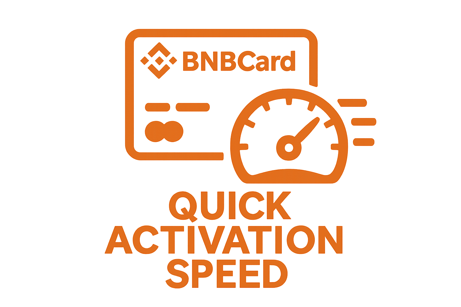 BNBCard quick activation speed icon