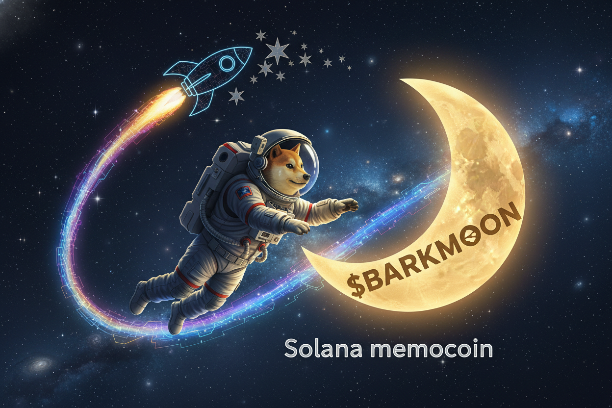 BarkMoon $BARKMOON Solana memecoin dog moonshot