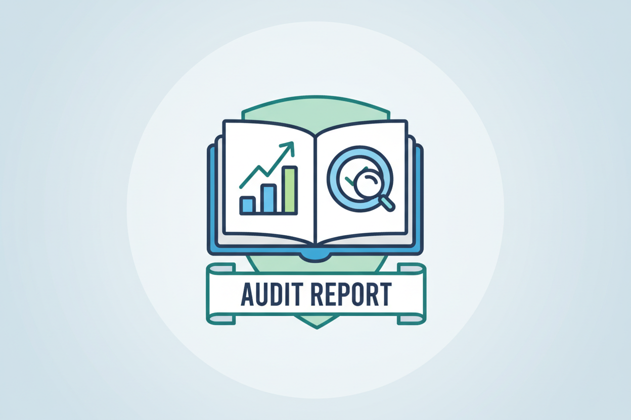 financial audit report icon
