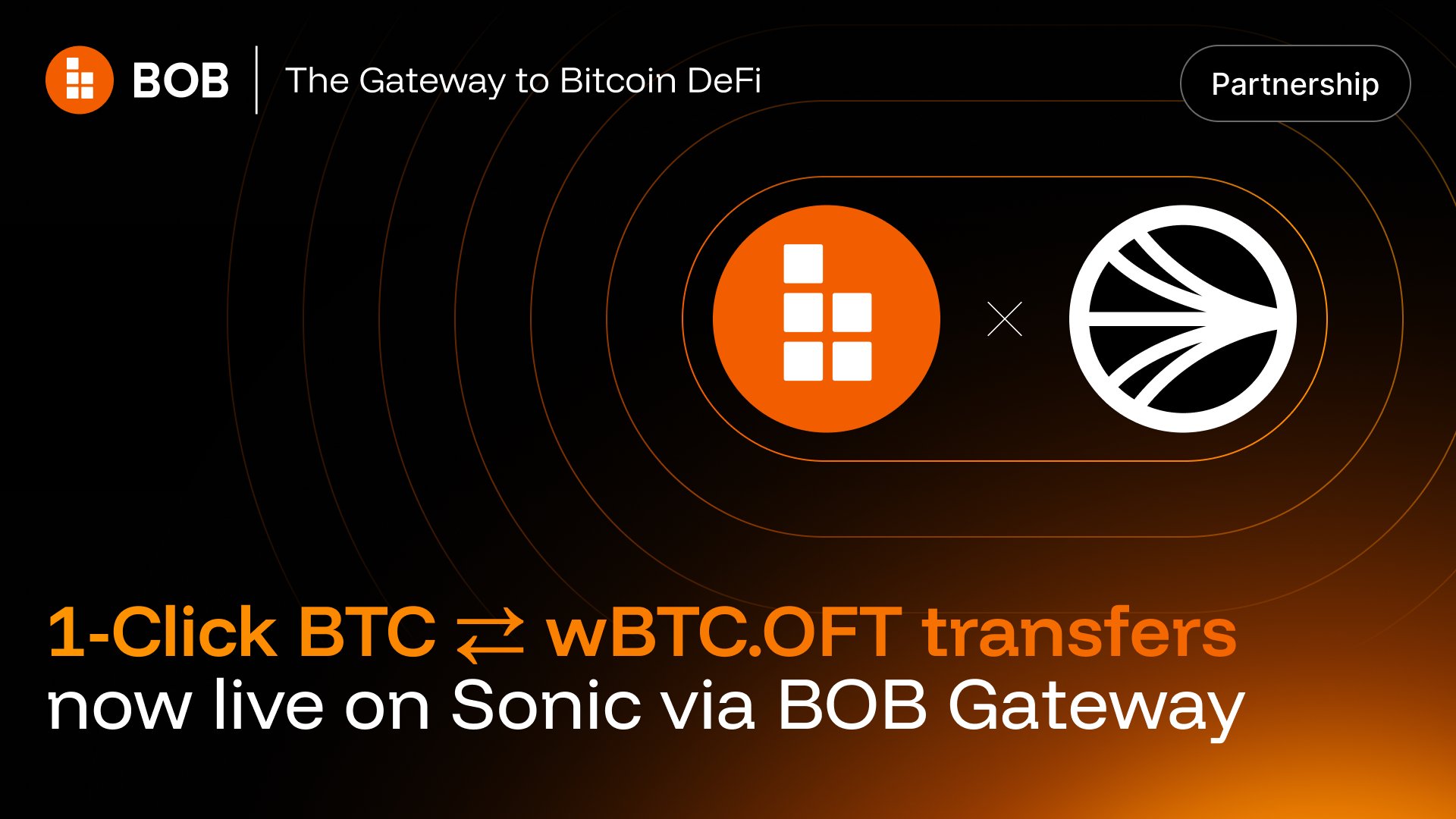 BOB Gateway LayerZero 1-click BTC bridge interface screenshot