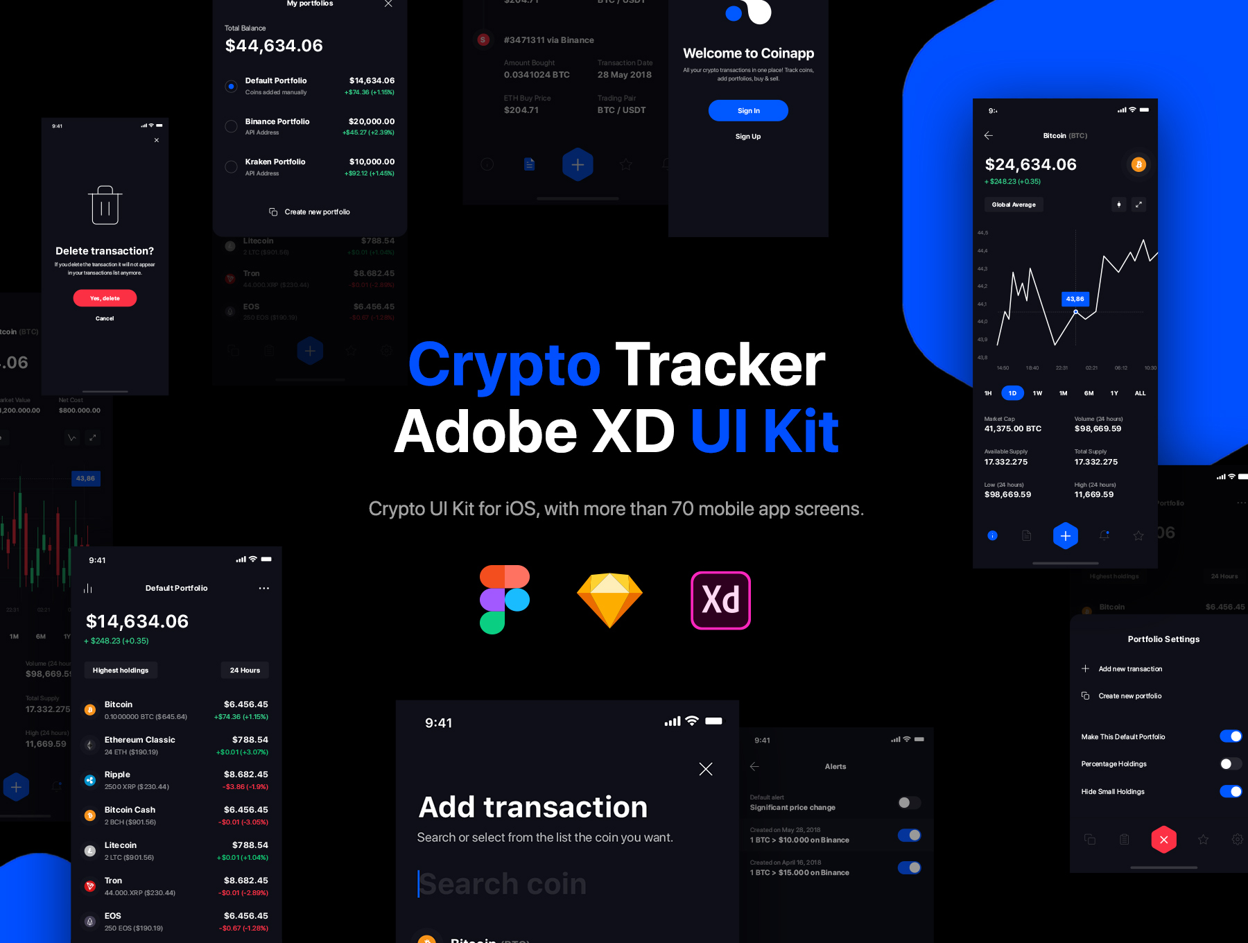 Crypto portfolio tracker dashboard