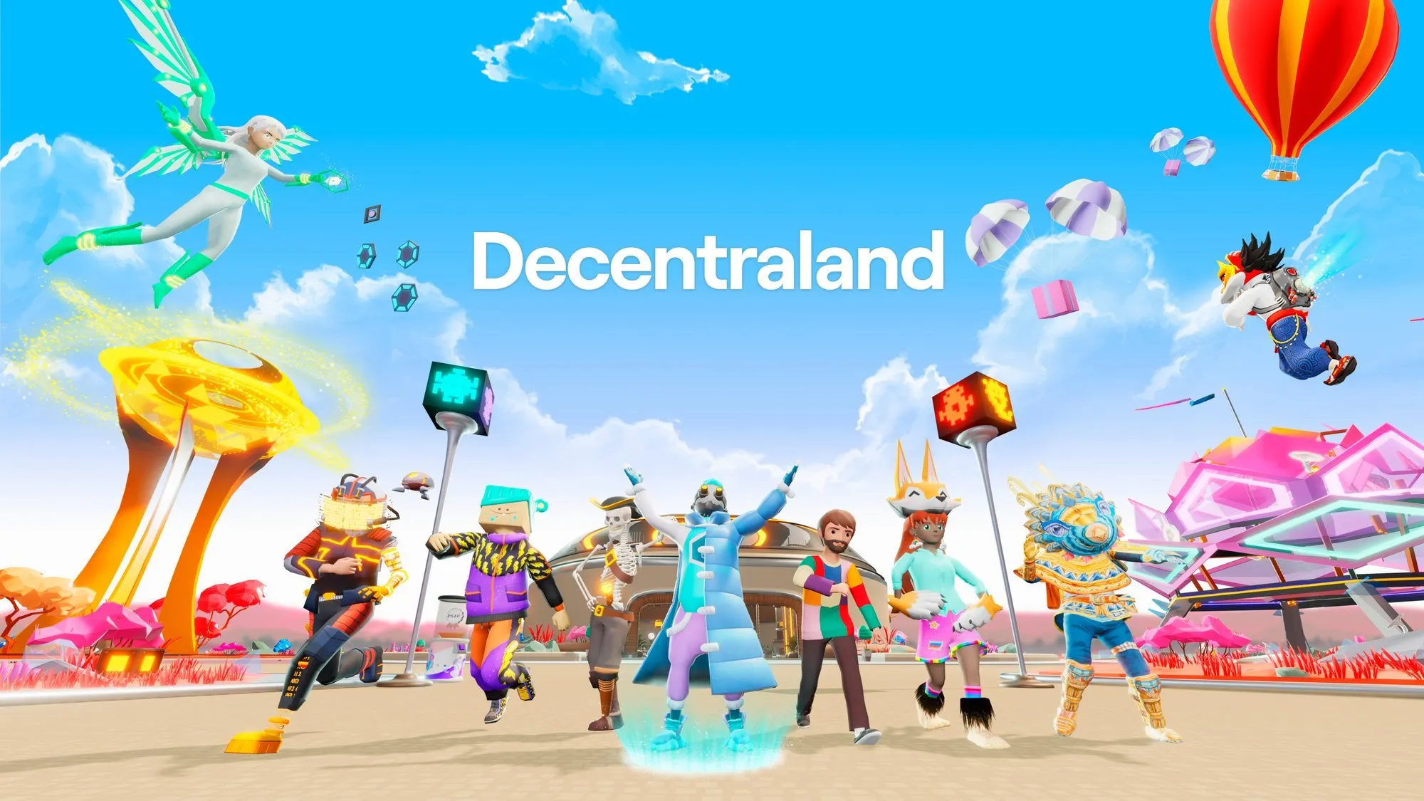 Decentraland virtual land NFT marketplace