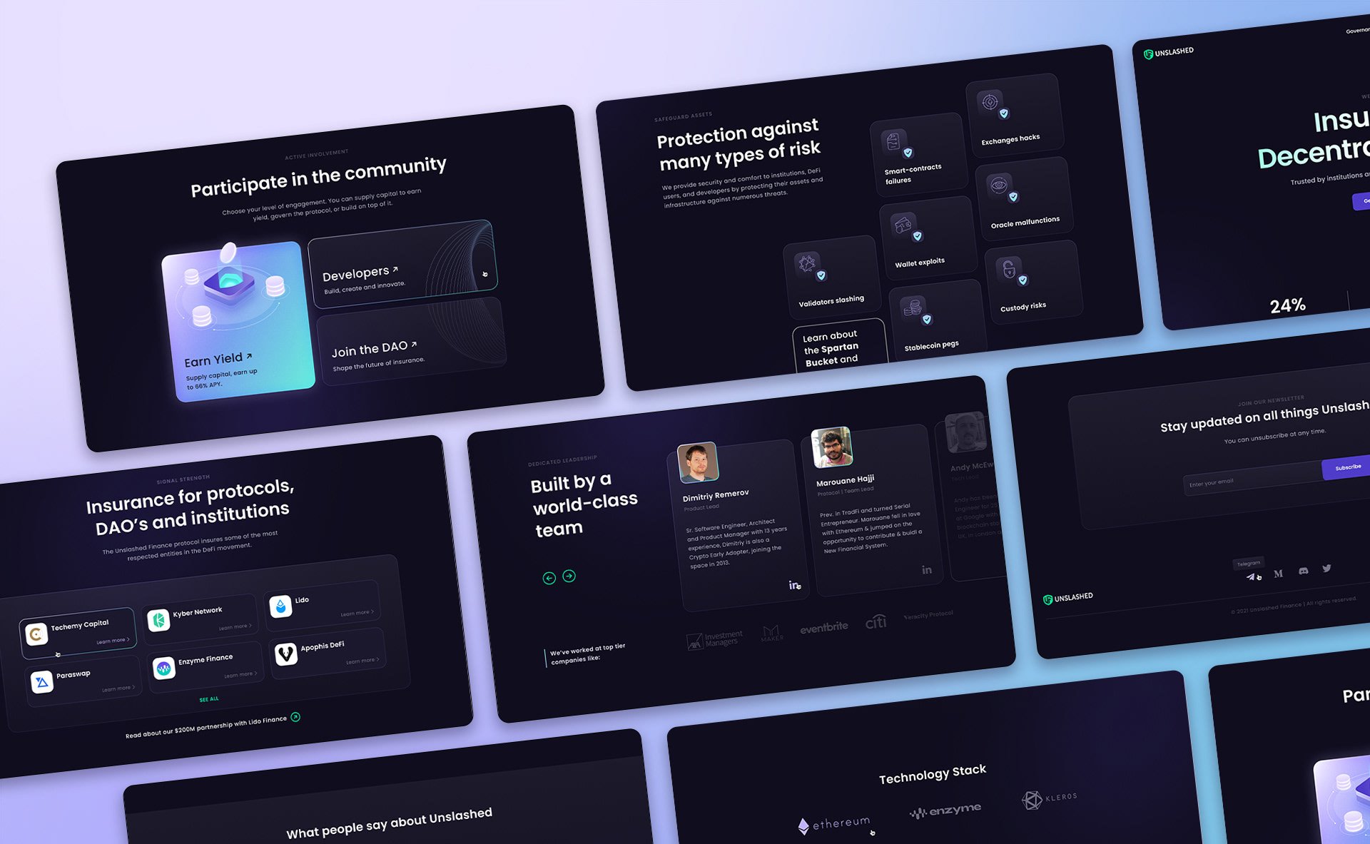 Unslashed Finance DeFi insurance app