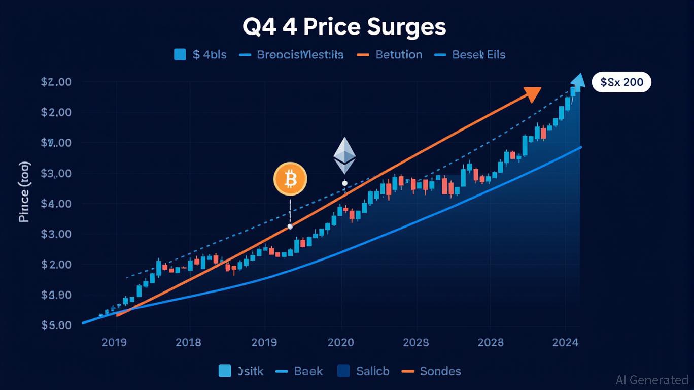 Bitcoin and Ethereum price charts Q4 2025