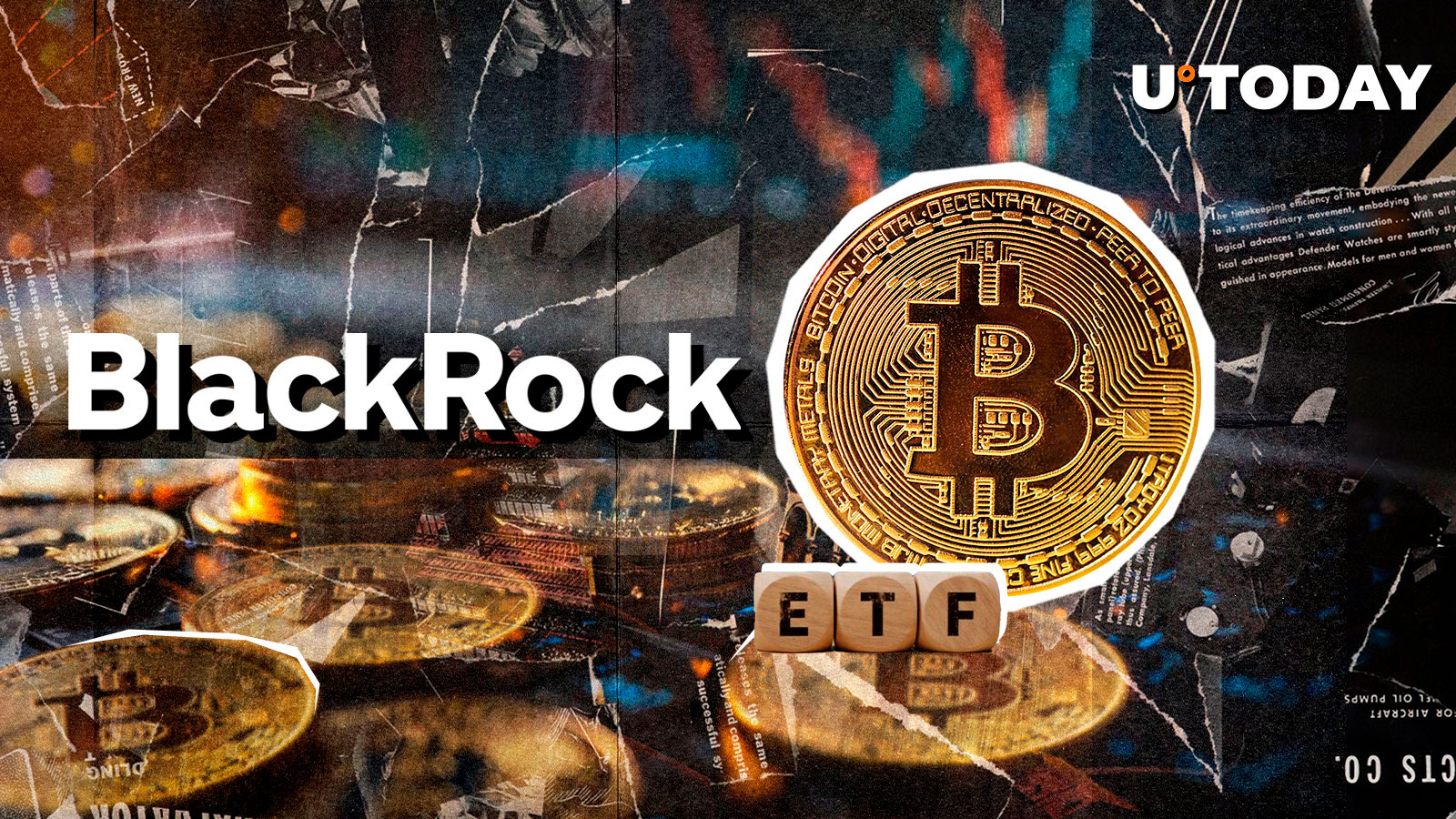 BlackRock and Fidelity crypto ETF logos 2025
