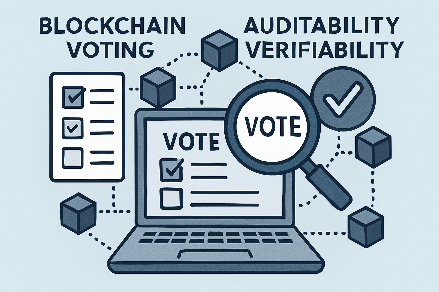 blockchain voting auditability verifiability