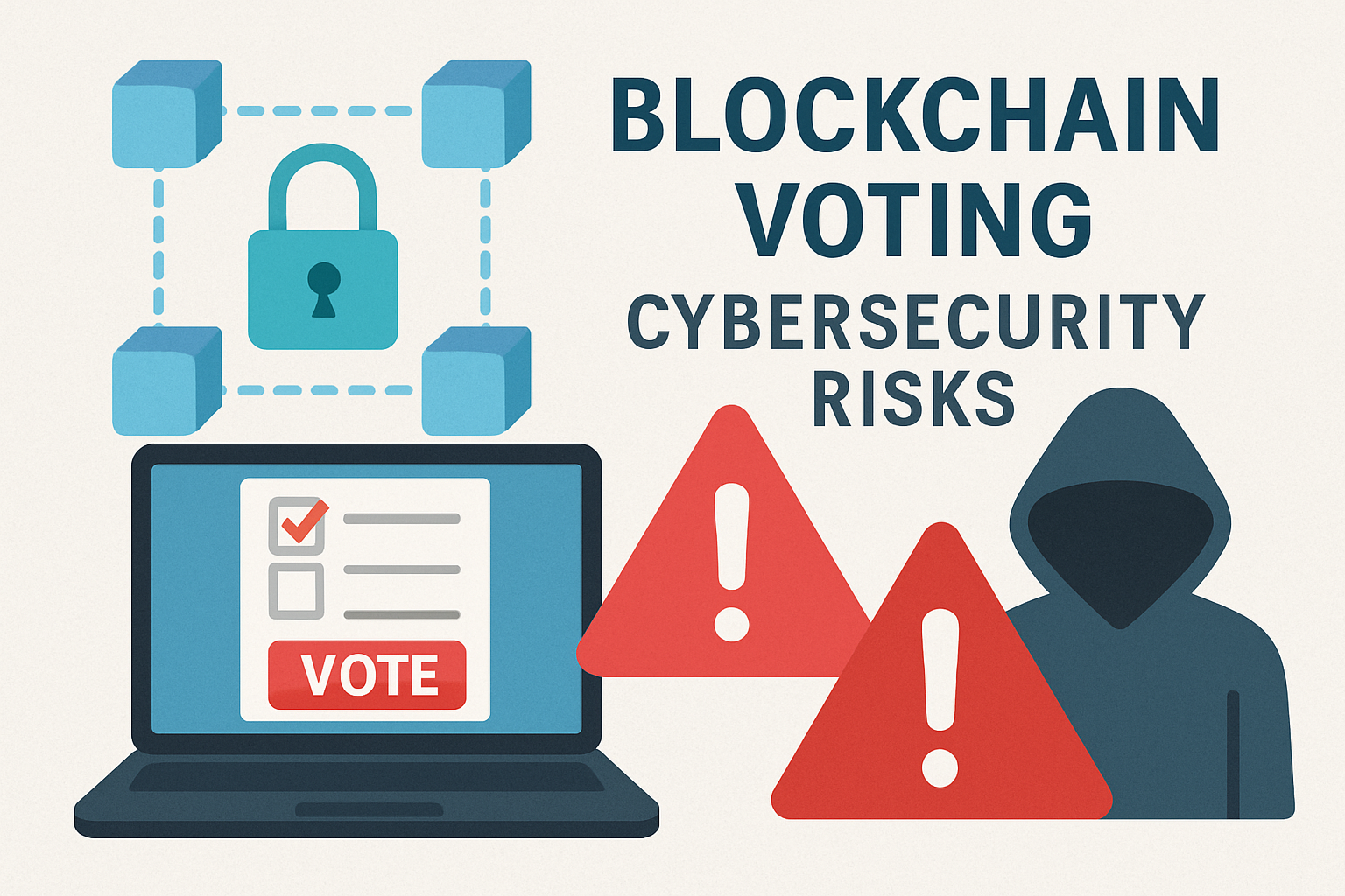 blockchain voting cybersecurity risks