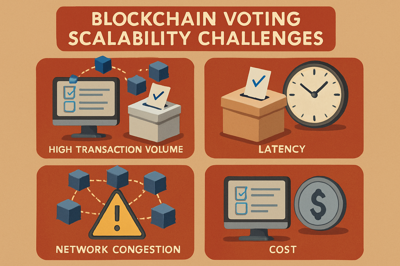 blockchain voting scalability challenges