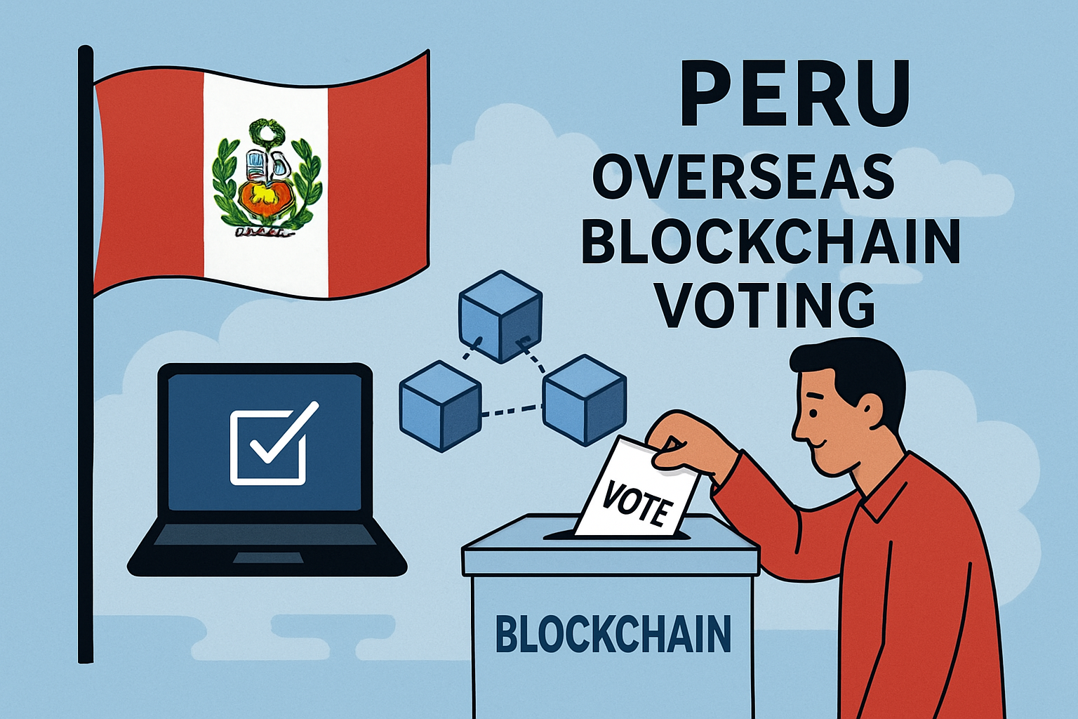 Peru overseas blockchain voting
