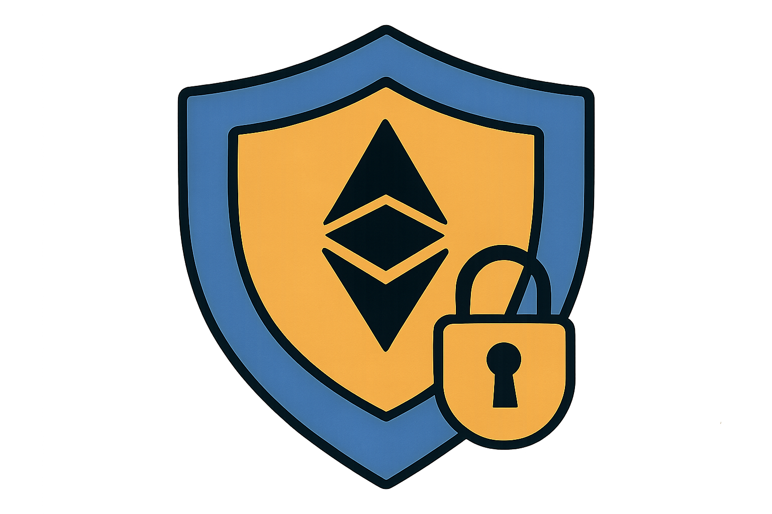 secure Ethereum rollup security shield icon