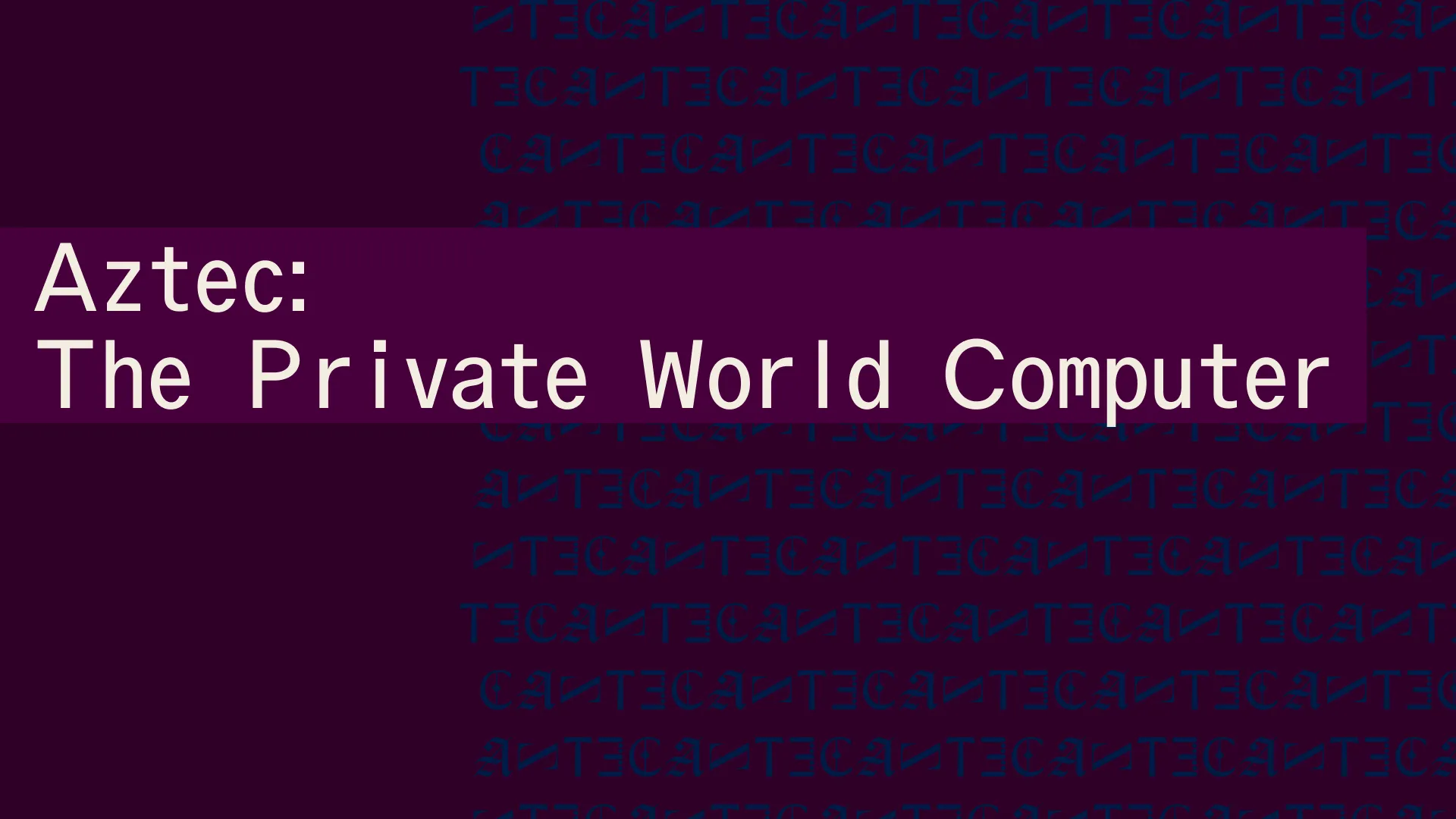 Aztec private identity selective disclosure zk