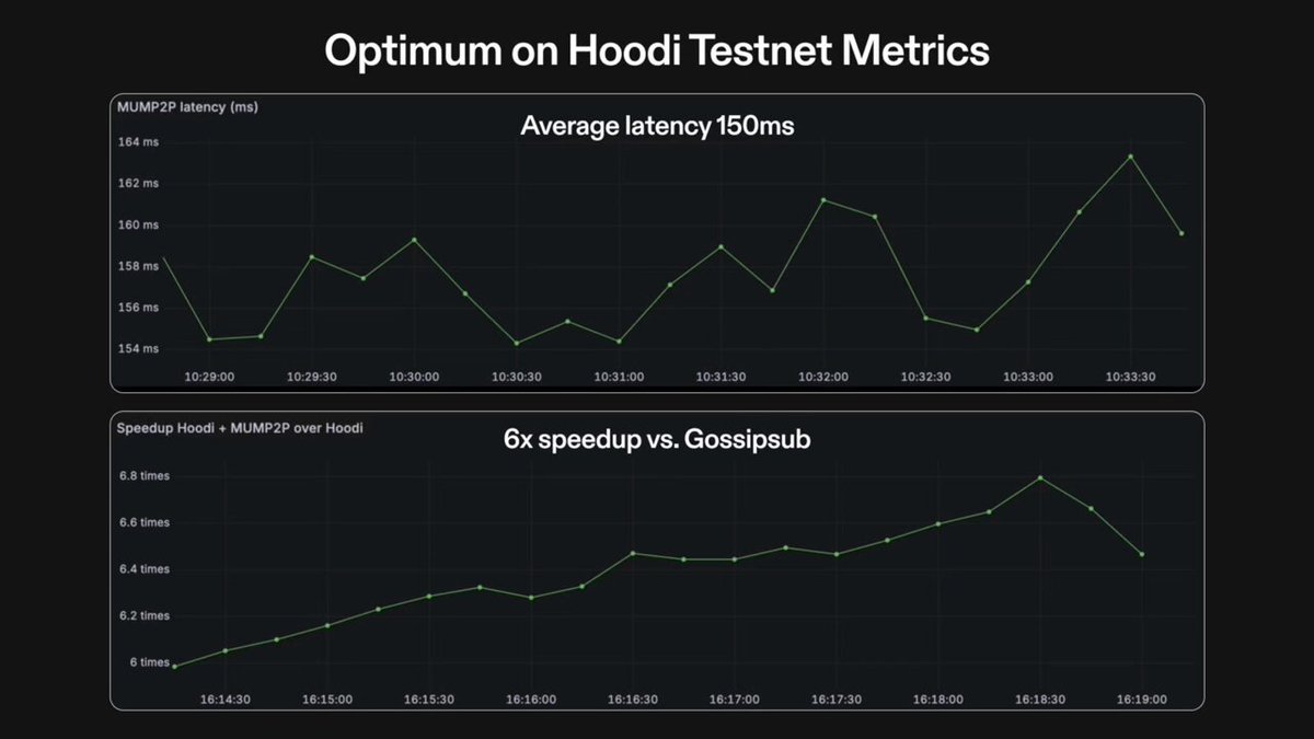 Optimum RLNC blockchain throughput