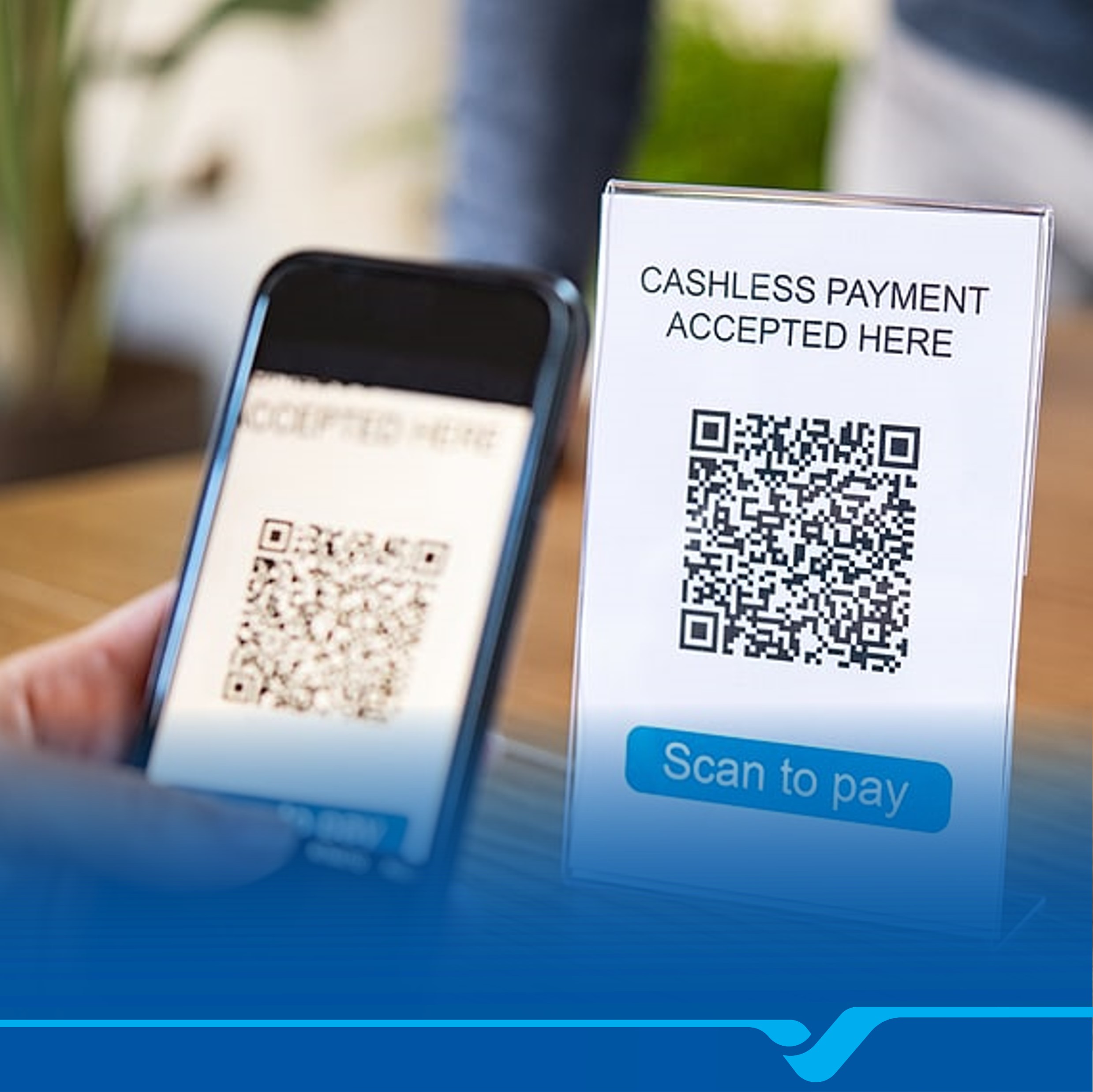 global tourists paying QR code stablecoin