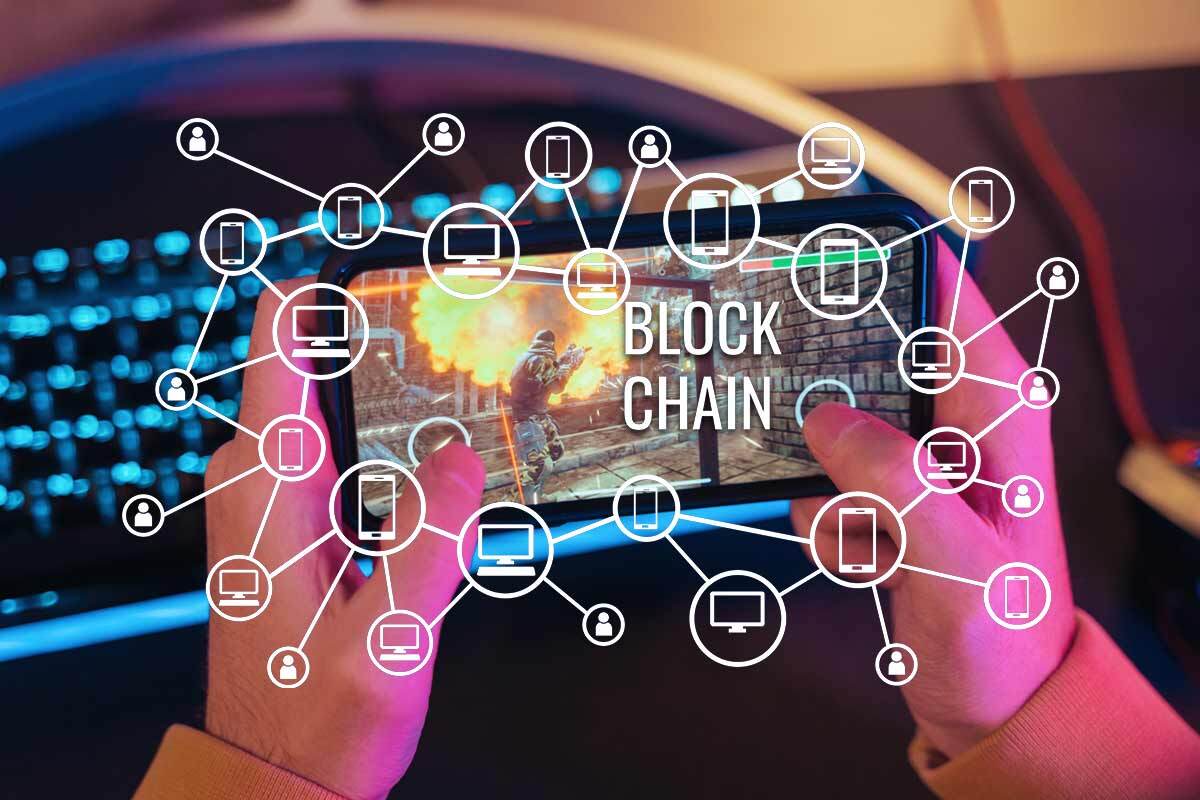 Blockchain gaming market growth chart 2030