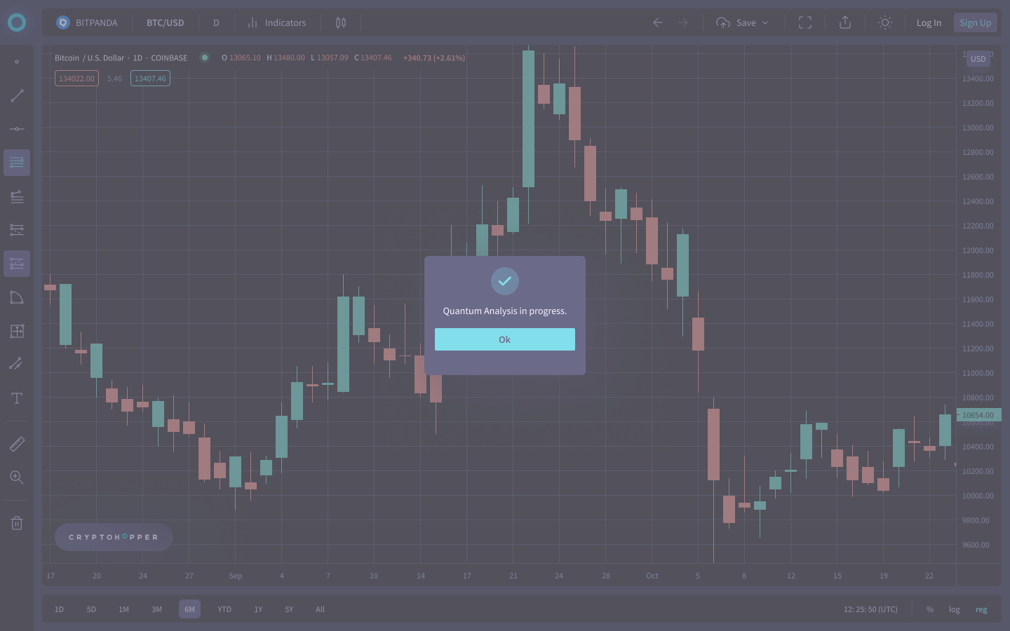 Cryptohopper trading bot interface screenshot