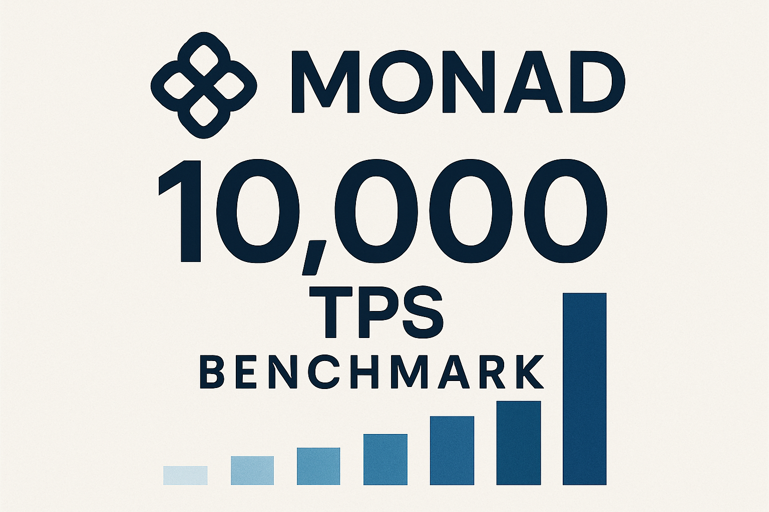 Monad blockchain 10,000 TPS benchmark
