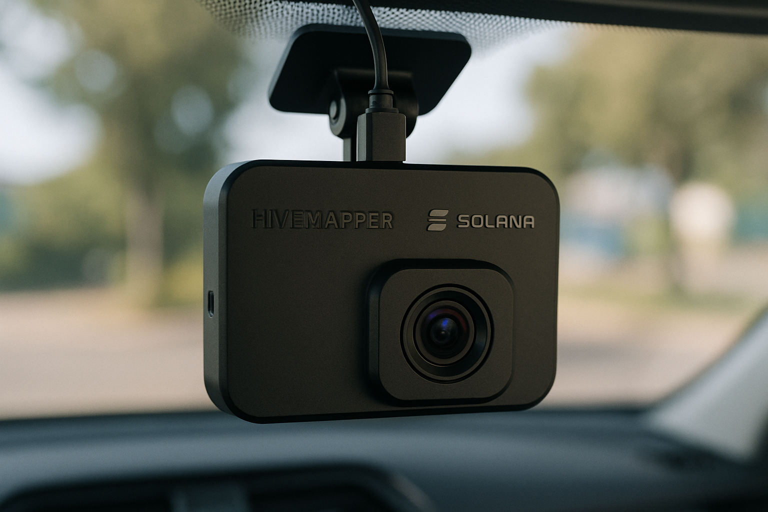 HiveMapper Solana decentralized mapping dashcam