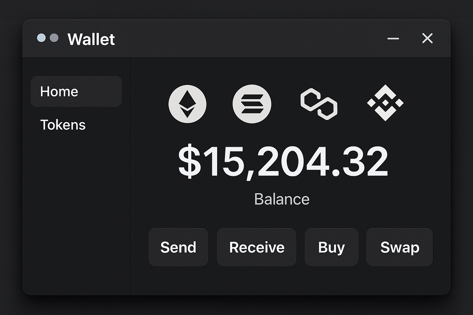chain abstraction wallet unified interface screenshot