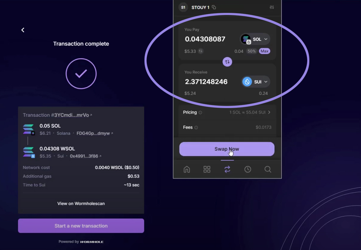 Transferring SOL to Phantom wallet