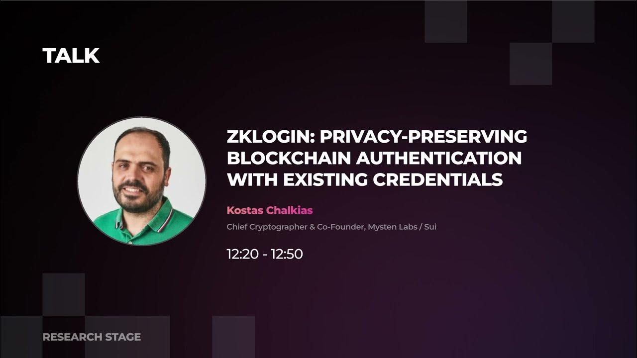 zkLogin zero-knowledge blockchain authentication