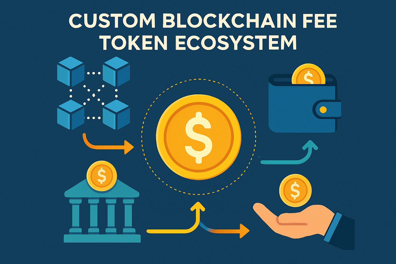 custom blockchain fee token ecosystem