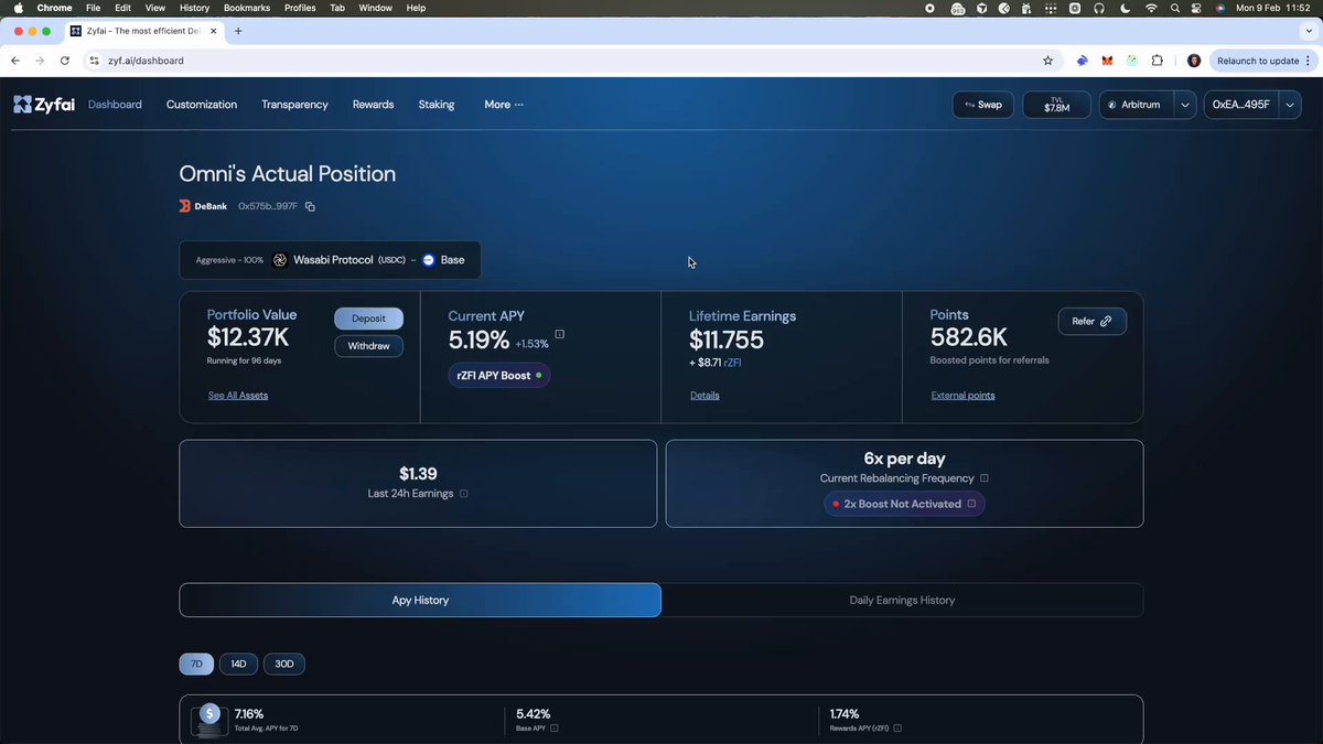ZyFAI DeFi yield optimization Base
