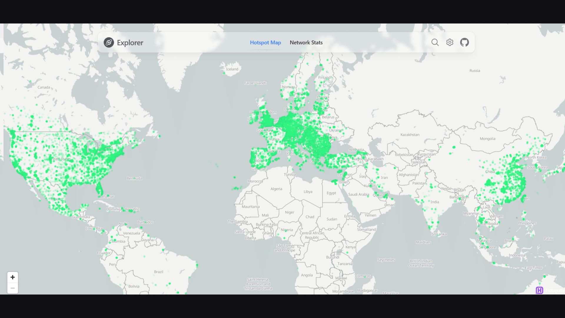 global map DePIN GPU network