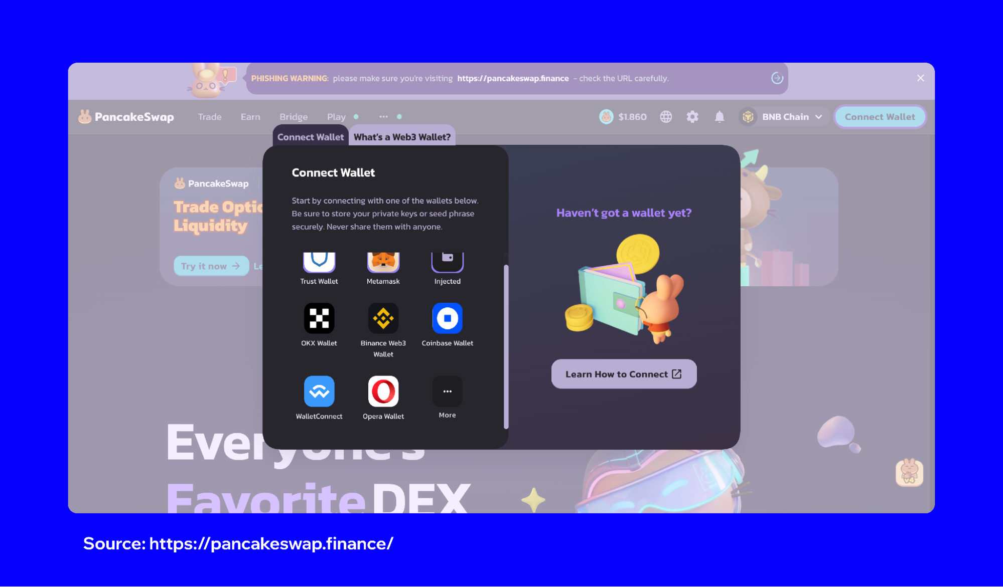 Trust Wallet app user interface