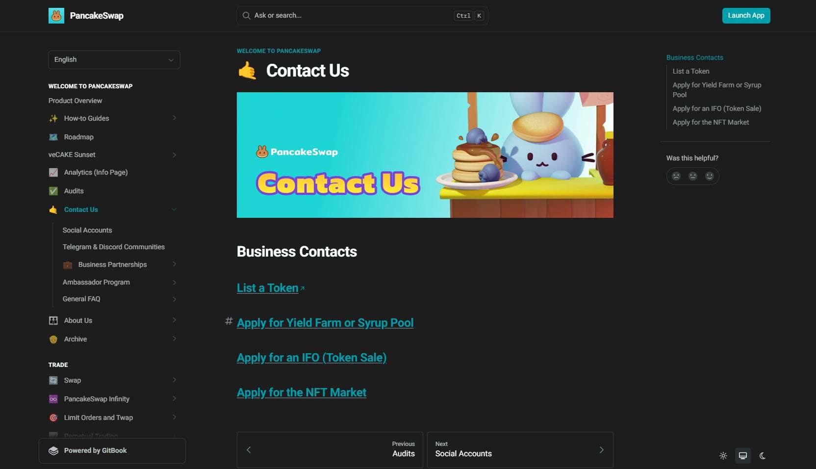 PancakeSwap staking rewards interface