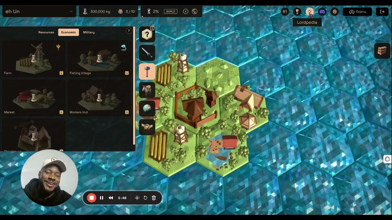 Eternum Dojo Starknet on-chain MMO game