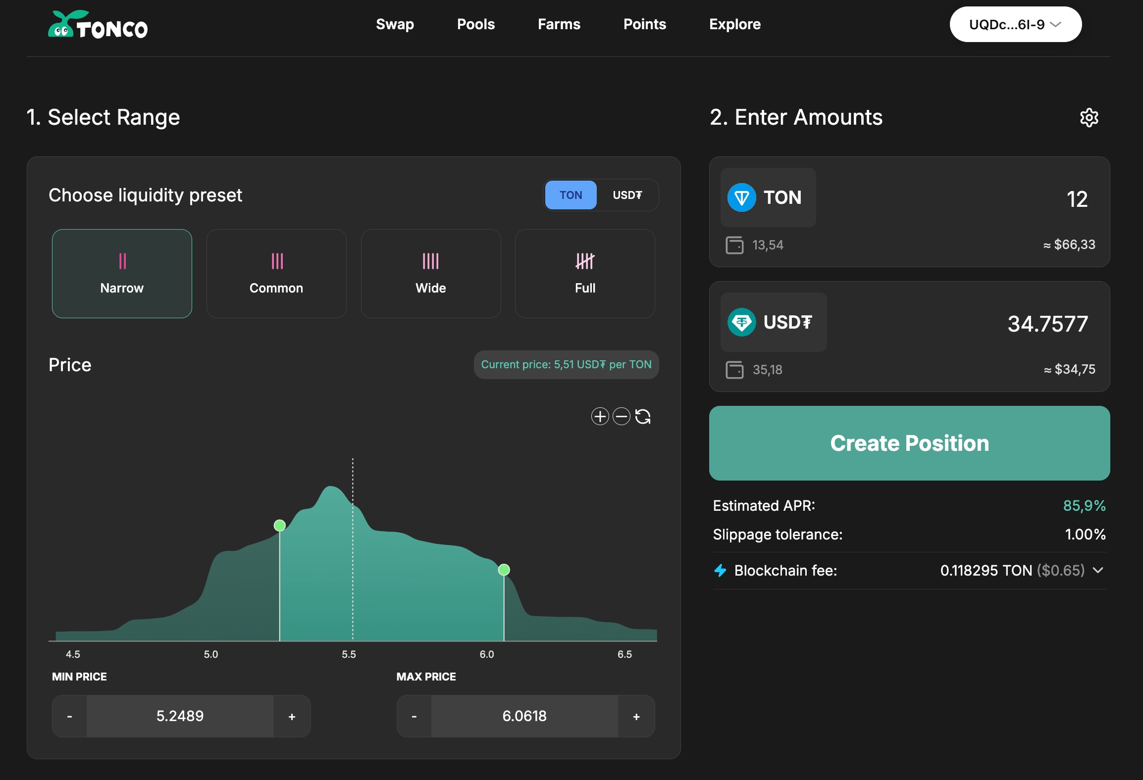 Tonco token pools expanded asset availability