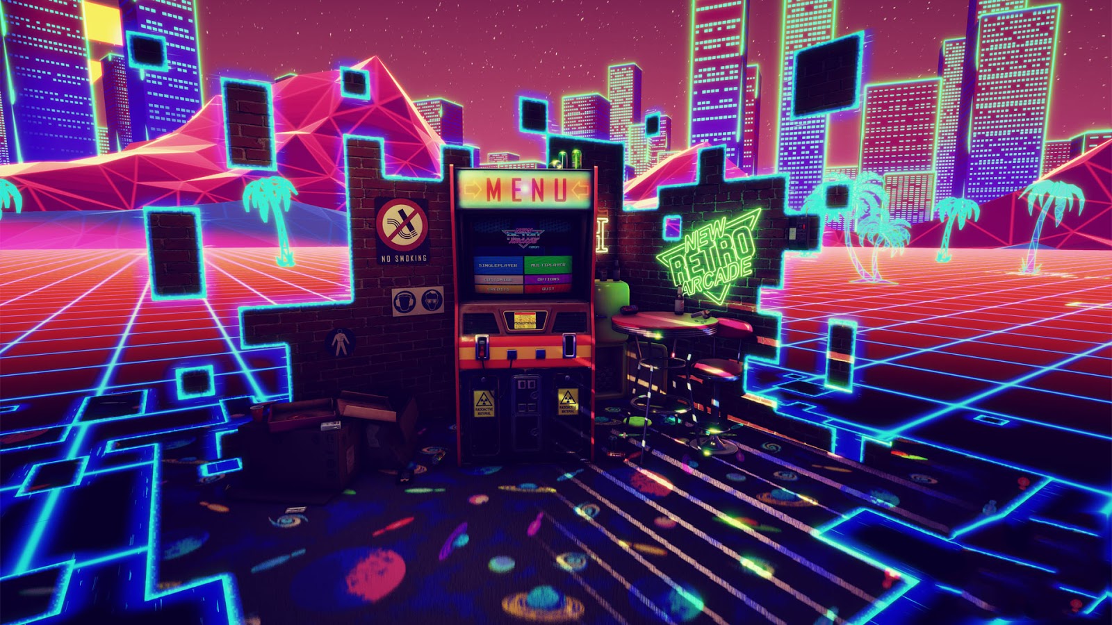 BSMNT Arcade Neon Fury gameplay screenshot