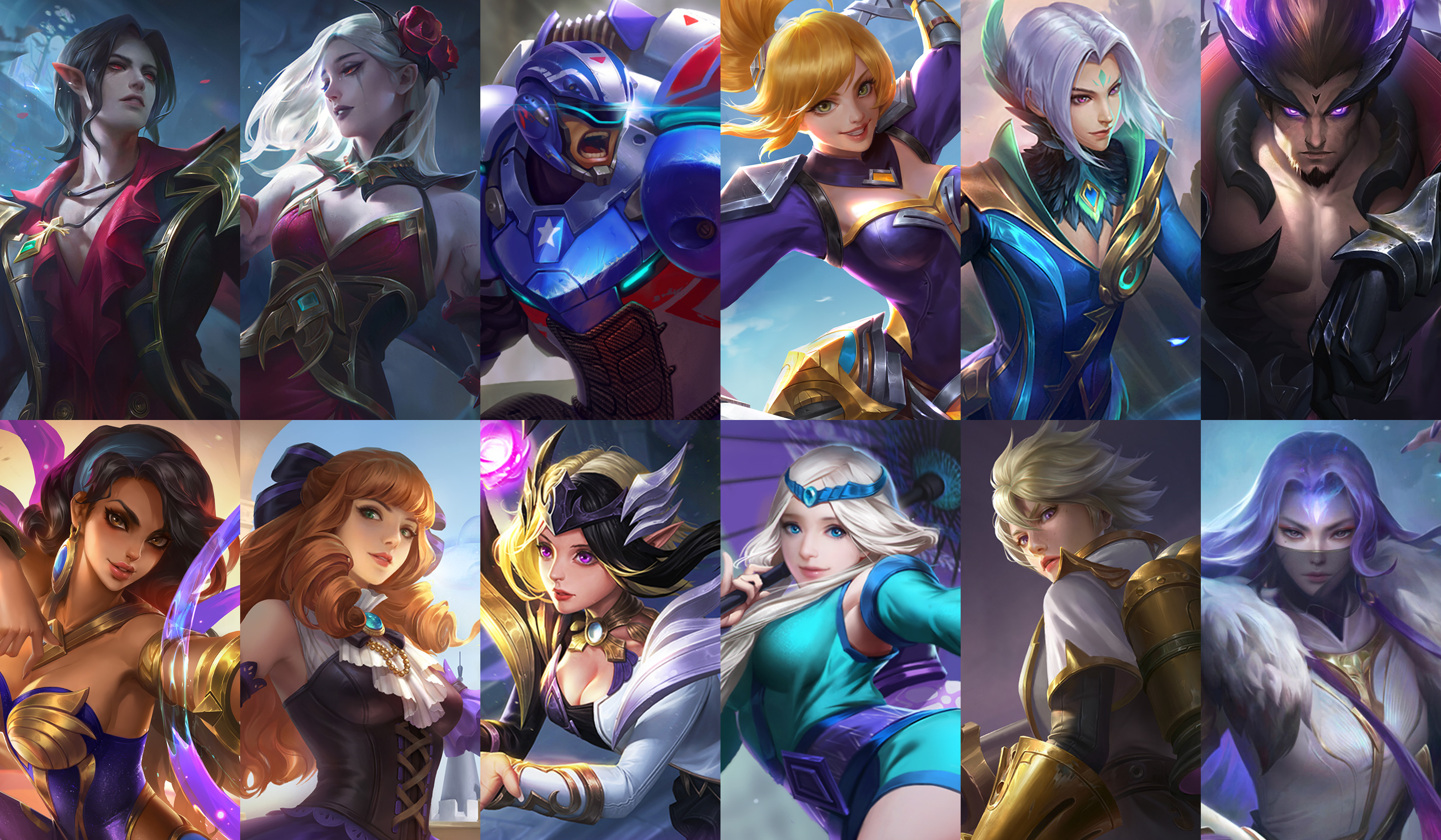 EtherForge Legends MOBA heroes