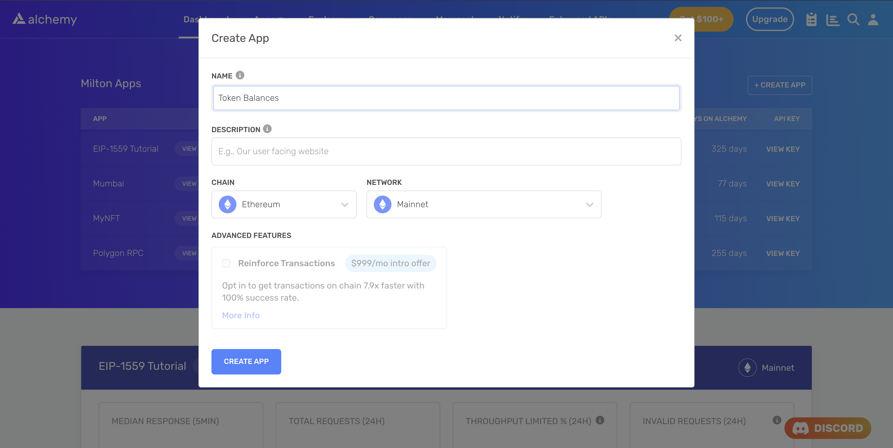 Alchemy MEV relays interface