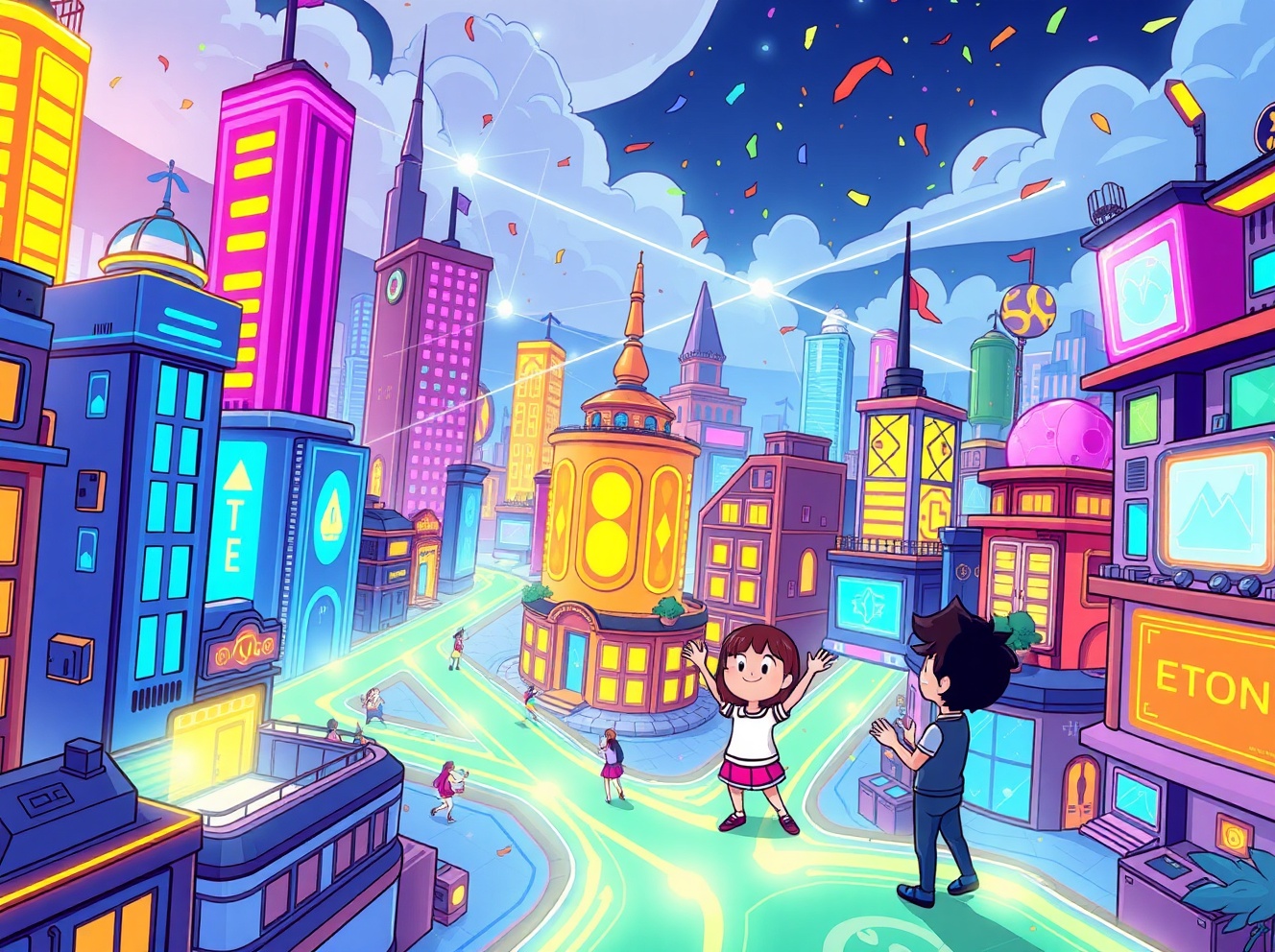 Monad low gas fees illustration