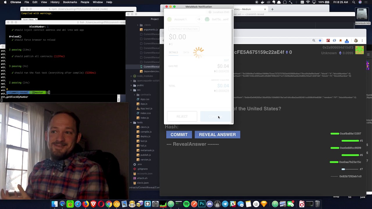 Commit-reveal transaction ordering Ethereum scheme