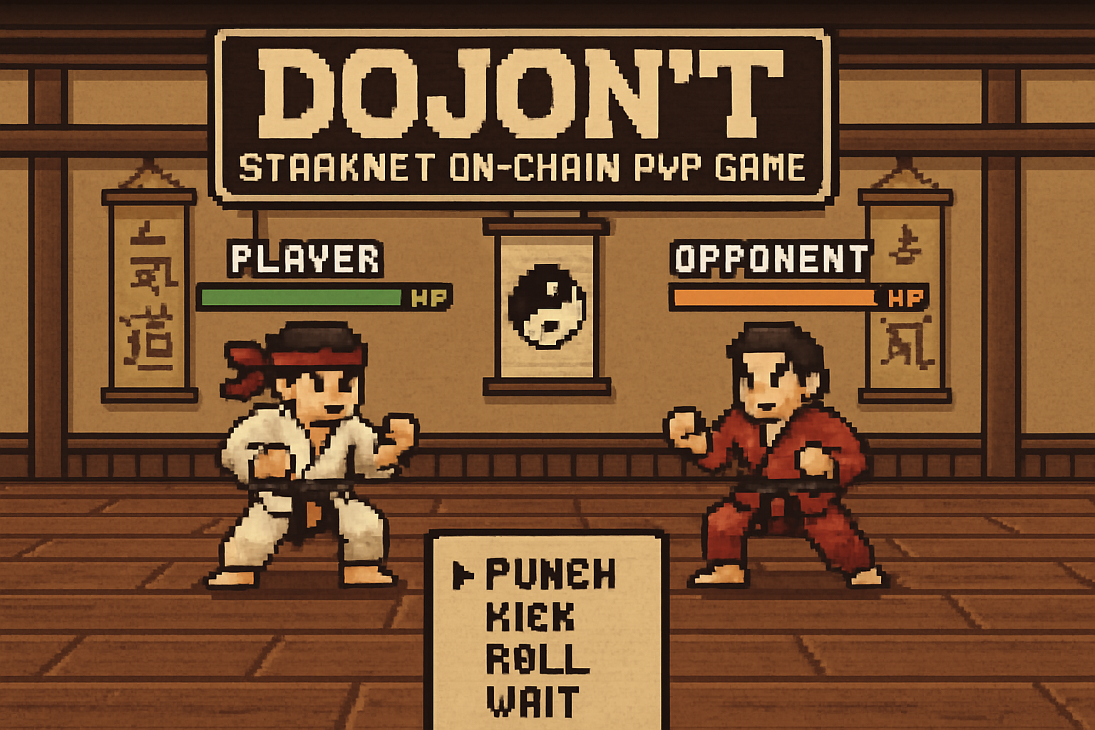 Dojon’t Starknet on-chain PvP game screenshot
