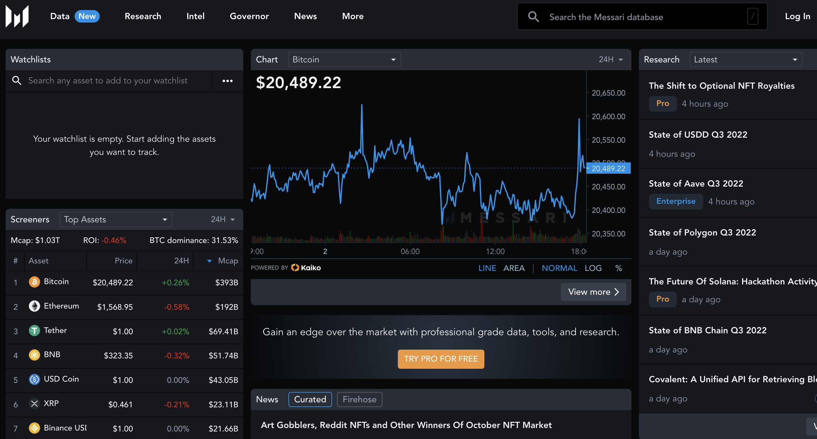 real-time crypto trading dashboard screenshot