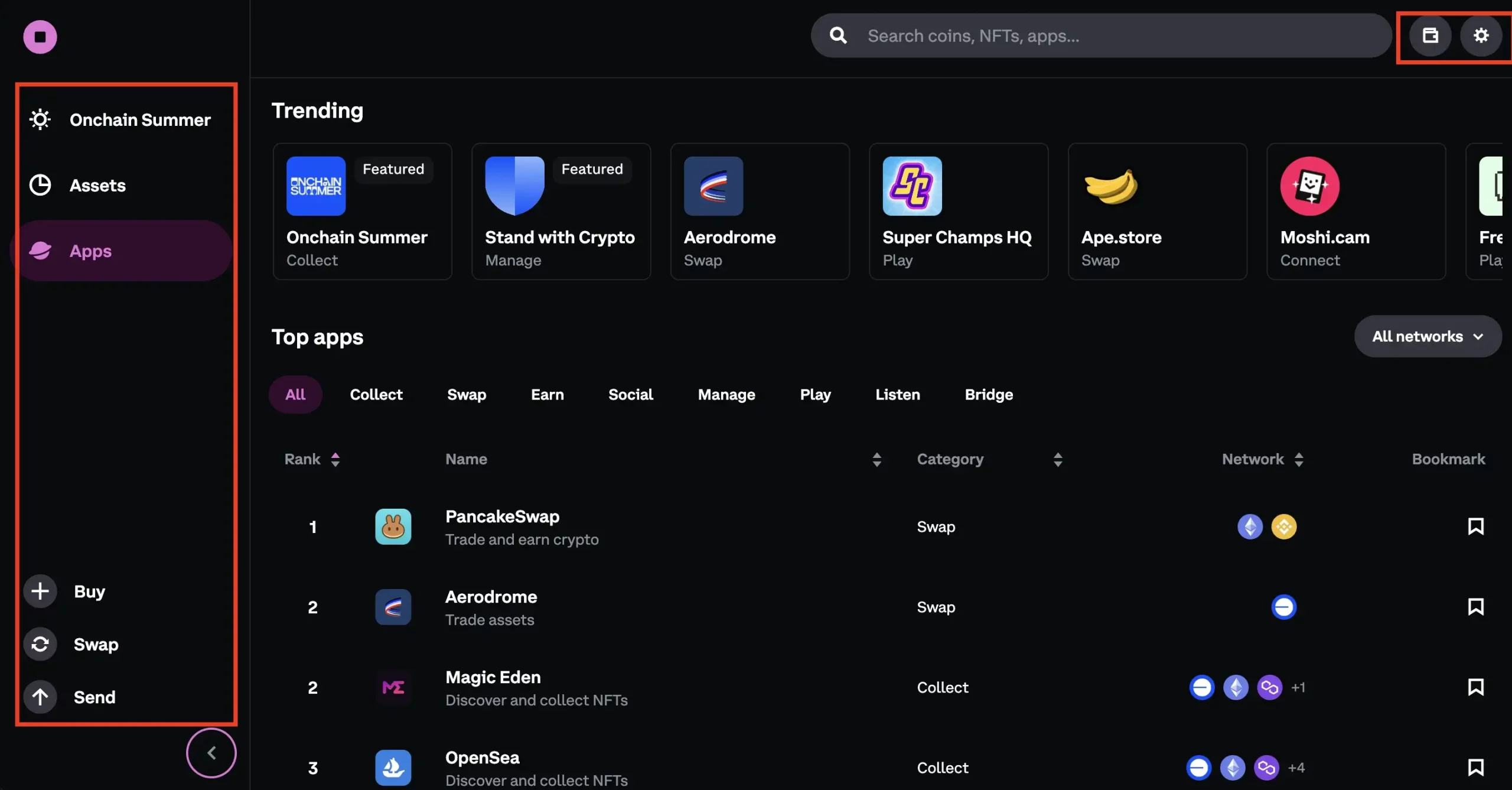 Base network smart wallet gas promotion Coinbase